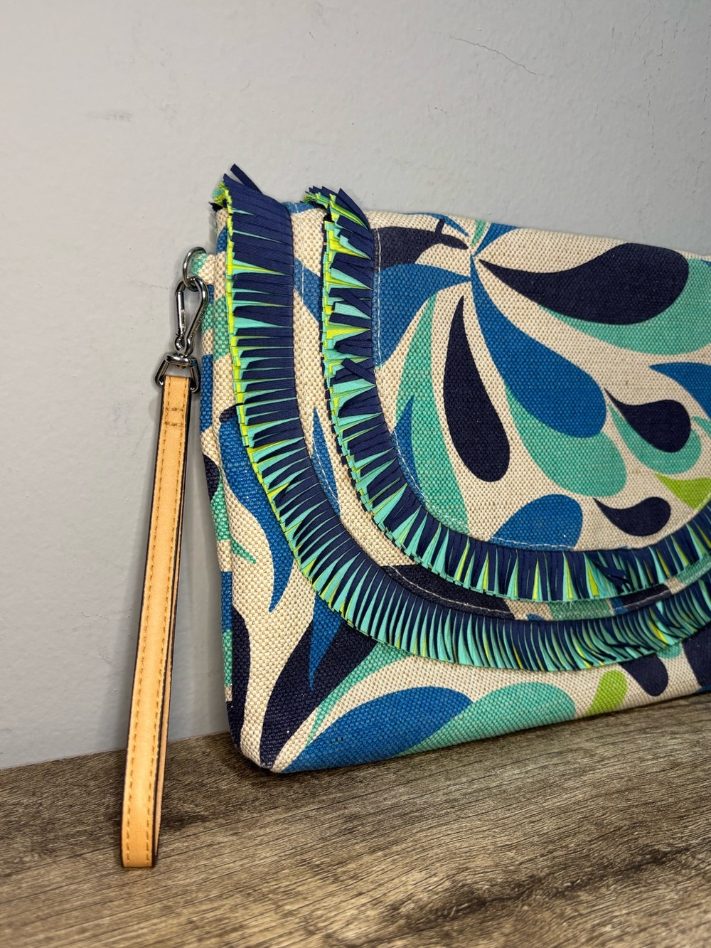Vera Bradley Fringed Wristlet - Picture 2 of 11